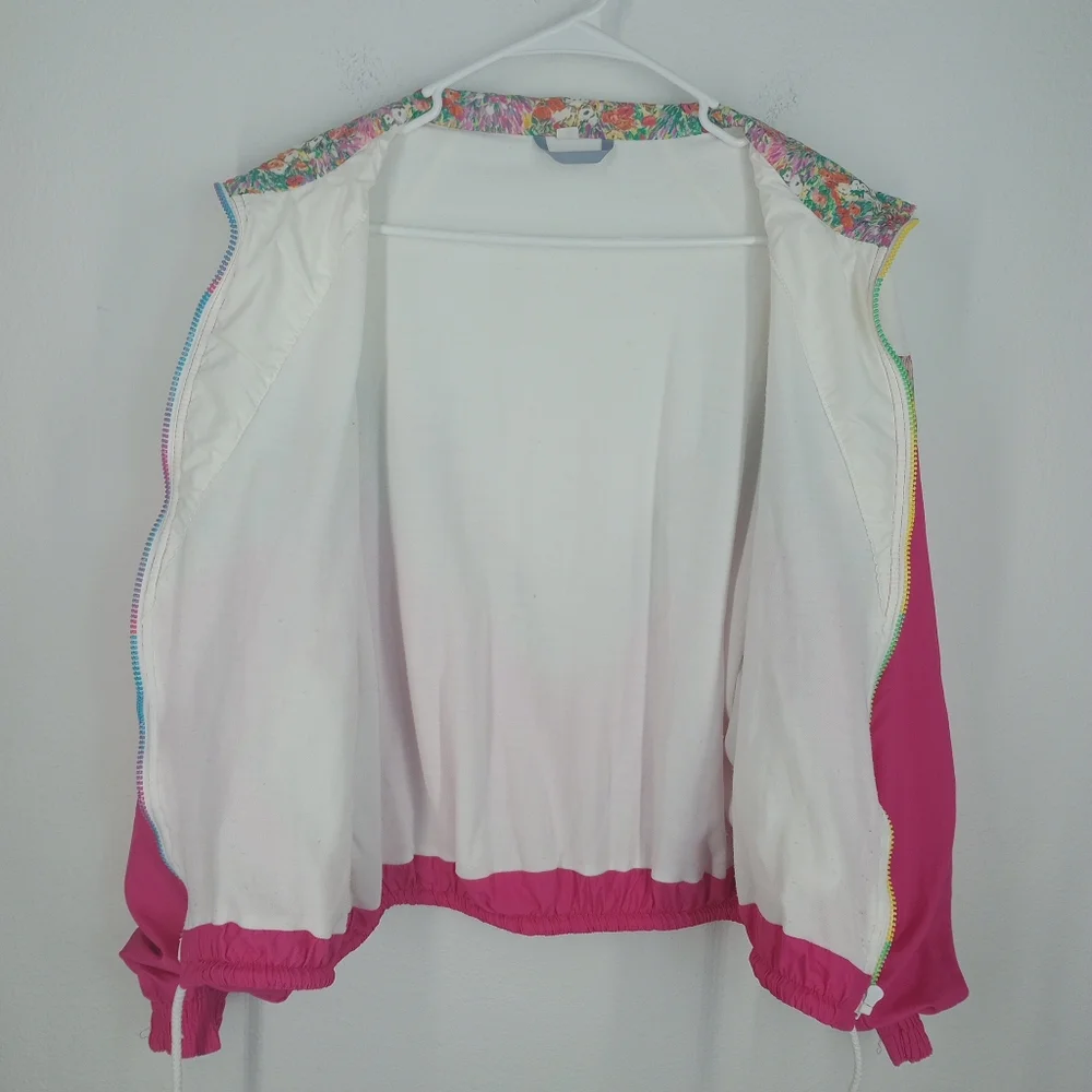 Vintage 80's 90's Colorful Windbreaker Jacket Rukka Made In Finland Size 36(M) - Picture 5 of 12